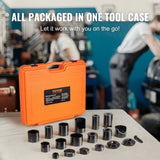Ball Joint Press Kit, 21 pcs Tool Kit, C-press Ball joint Remove and Install Tools, for Most 2WD and V952-QXJTYLJTJJZXDUP3KV0