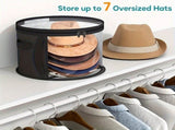 Hat Box - Hat Storage Box - Storage Box for Hats - Round Hat Boxes - 42x27.8 cm - Stackable Hat V1188-MS101-01475-1