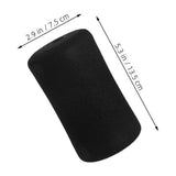10Pcs Black Foam Cushion Replacement Pads for Workout Bench 22mm x 135mm x 75mm V1192-AZ-W-30607
