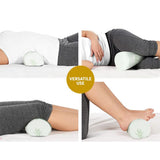 Memory Foam Neck Roll Pillow with Bamboo Cover, Cervical Support Bolster Cushion V1188-MS-617-014