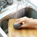 STAINLESS STEEL SCOURERS 18 PACK V915-SP0009X3