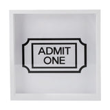 Travel Adventure Archive Shadow Box 29CM Storage Display White Top Loading Shadow Box with Slot for V1294-YM0901-3117240125711