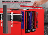 SEDY Magnetic Socket Holder Organizer Set Detachable 1/4 Drive Metric SAE Tool V465-87041