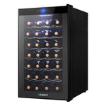 Devanti Wine Fridge Cooler 28 Bottles WC-70A-28B-BK