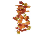 Decorative Artificial Maple Garland Fall Leaf Garland Decoration Thanksgiving Halloween Fake Maple V1294-YM0523-3115210217311