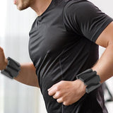 Weighted Silicone Wrist Bands Adjustable for Exercise Fitness & Strength Black V1308-DSZKI-276-1