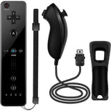 Wii Remote and Nunchuck Controller,Remote Controller ,Silicone Case and Wrist Strap for Wii/Wii V1366-AZ2-W-11295