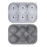 4Pack Ice Molds Silicone Ice Mold Set - Rose, Diamond, and Sphere ShapeEasy Release Ice Ball for V1370-AZ4-04957