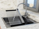 Roll Up Dish Drying Rack, Extra Large Dish Rack Over The, Multipurpose Stainless Steel Rollup V1259-DP01-A-2257