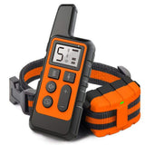 Dog Training Collar, Waterproof USB Rechargeable Dog Remote Trainer with Vibration Shock and Beep V1192-AZ-W-11808