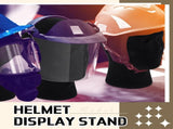 4 Pcs Black Mannequin Head Stand Model Male Wigs Display Model Velvet Foam Mask Display Stand V1258-DP02-C-2292