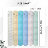 6-Piece Erasable Memo Bracelet Set, 6 Colors Wrist Notepad, 1 Set, Memo Bracelets, Bulk Set, Party V1366-AZ2-W-19773