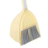 Kids Dustpan Set Soft Fur Plastic Small Broom Dustpan for Baby Kids Toys Kindergarten Yellow V1294-YM0716-3117220141612