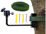 Trail Mount, Game Cam Mount Bracket with Strap, 1/4"-20 Threaded 360&deg Adjustable Outdoor V1366-AZ2-W-15171