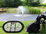 Golf Chipping Practice Net Black 210D Polyester Training Net for Golfers, and Portable 1 Set V1366-AZ2-W-19267