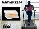 PROFLEX TRX4 Electric Treadmill, Medium Size, Foldable, Suspension, Bluetooth, USB/MP3, Pulse V219-FTNTRDPFTRX4A