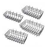 4Pc Pegboard Baskets Set Storage Bins Peg Board Organizer 4 Size Display Hangers V465-97789-AU-5