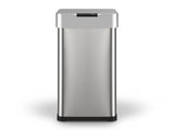 Devanti 50L Motion Sensor Bin Rubbish Bins Kitchen Automatic Trash Can Silver SB-D-50-K250-SI