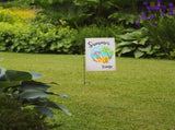 2Pcs Black Garden Flag Holder Iron Flag Stand for Lawn and Garden Use V1192-AZ-W-29926