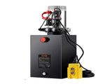 Hydraulic Pump 15 Quart Double Acting Dump Trailer Pump Power Unit DC 12V V952-YXYYB12VZLDJ3VIN2V0
