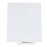 For Zigbee Tuya Remote Light Switch Voice Control 2Gang US Wall Touch Switch AC 100240V V1294-YM0901-3113210138711