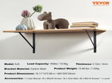 Shelf Bracket, 46 x 30.5 cm 12 Pcs, Heavy Duty Floating Shelf Brackets, Brackets for Shelves, 3mm V952-SJZJGBZJYGHWULB3QV0