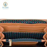 PIP Studio Jacquard Stripe Multi Oblong Wallet V442-HIN-MISC-WALLETJACQUARDSTRIPE-MULTI-RE