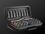 42-in-1 Magnetic Screwdriver Set with Detachable Ratchet Handle,Steel Bits for Various Screw V1189-LWWAL-20260401-06372