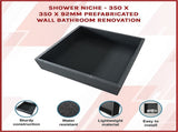 Shower Niche - 350 x 350 x 92mm Prefabricated Wall Bathroom Renovation V63-822041