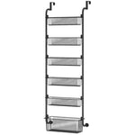 GOMINIMO 6 Tier Adjustable Baskets Over the Door Pantry Organizer V227-3720262010994