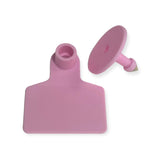 100x Cattle Ear Tags 5x4cm Set - Small Pink Blank Sheep Pig Livestock Label V238-SUPDZ-40207903326288