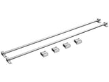 Linear Guide Rail Set, SFC20 1200mm, 2 PCS7.2 in/1200 mm SFC20 Guide Rails PCS SC20 Slide Blocks V952-ZXH20MM1200MM30G9V0