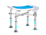 Shower Chair, Adjustable Height Shower Stool with Crossbar Support, Shower Seat for Inside Shower or V952-LYDFXLHJPEWFYGW6TV0