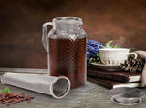 3 Pack Cold Brew Coffee Filter for 64oz Wide Mouth MasonJar, 304 Stainless Steel Strainer with Seal V1366-AZ2-W-15753