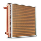 20"x 20" Heat Exchanger Water to Air 3-Row 3/8" Copper Ports 242 Fins V952-CPGSHRQ202001R9UUV0
