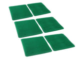 6 Pcs Chicken Nesting Box Pads PE Chicken Nesting Pads for Coop Chicken Egg Laying Accessory Green V1294-YM0706-3111230177312