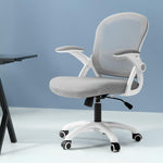 Artiss Mesh Office Chair Mid Back Grey OCHAIR-G-2013-WH-GY