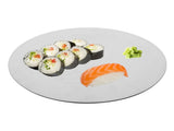 Round Sushi Plate Innovative 304 Stainless Steel Cake Dessert Dish Tray for Kitchen RestaurantL V1294-YM0721-3118200260213