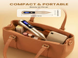 9-Speed Skin Tag Remover Pen - USB Rechargeable Mole Wart Removal Tool, LCD Display & Safety Lock, V1107-110-51887-BRN-19CM