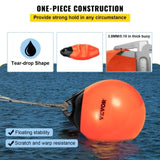 Boat Buoy Balls, 15" Diameter Inflatable Heavy-Duty Marine-Grade PVC Marker Buoys, Round Boat V952-CYXBCSB15INCH749JV0
