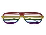 12x RAINBOW GLASSES Sunglasses Mardi Gras Gay Pride LGBT Party Costume BULK V563-21036-12PK
