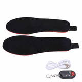 Heated Insoles DIY Cuttable Smart Remote Control USB Rechargeable Electric Heating Insoles for Men V1294-YM3113220238312-0421