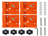 Right Angle Clamp for Woodworking Corner Joints, Square Clamp Tool with Adjustable Jaw for Frame V1341-ZY-YVSJBX4A-ORANGE-4PCS