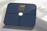 Smart Digital Bathroom Body Fat Scale 180KG Bluetooth Scales Weight for BMI Water -Navy Blue V1263-JX-6710-2