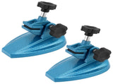 Micrometer Stand with Double Non-Slip Clamping Pad, 2 Pack Painted Cast Iron Base Micrometer Stand V1258-DP02-C-3314