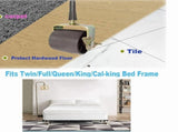 Bed Casters, Bed Frame Wheels Rollers for Bed Replacement Parts Heavy Capacity Bed Roller Wheels V1369-AZ3-W-11762