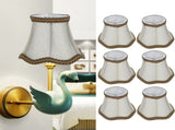 6Pcs Desktop Table Lamp Cover Fabric Lampshade Accessory for E14 Chandelier Light Bulb V1294-YM0901-3119200094011