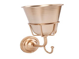 Wall Vessel Stainless Steel Vintage Wall Mounted Vase Hanging Organizer for Artificial Plants Home V1294-YM0901-3115250021111