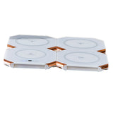 Food Warmer Plate Temperature Adjustment Folding Electric Food Warming Tray for Home Camping V1294-YM0901-3113230347411