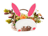 Rabbit Wreath Decoration Easter Cartoon Rabbit Butt with Ears Party Theme Decoration V1294-YM0721-3115210011411